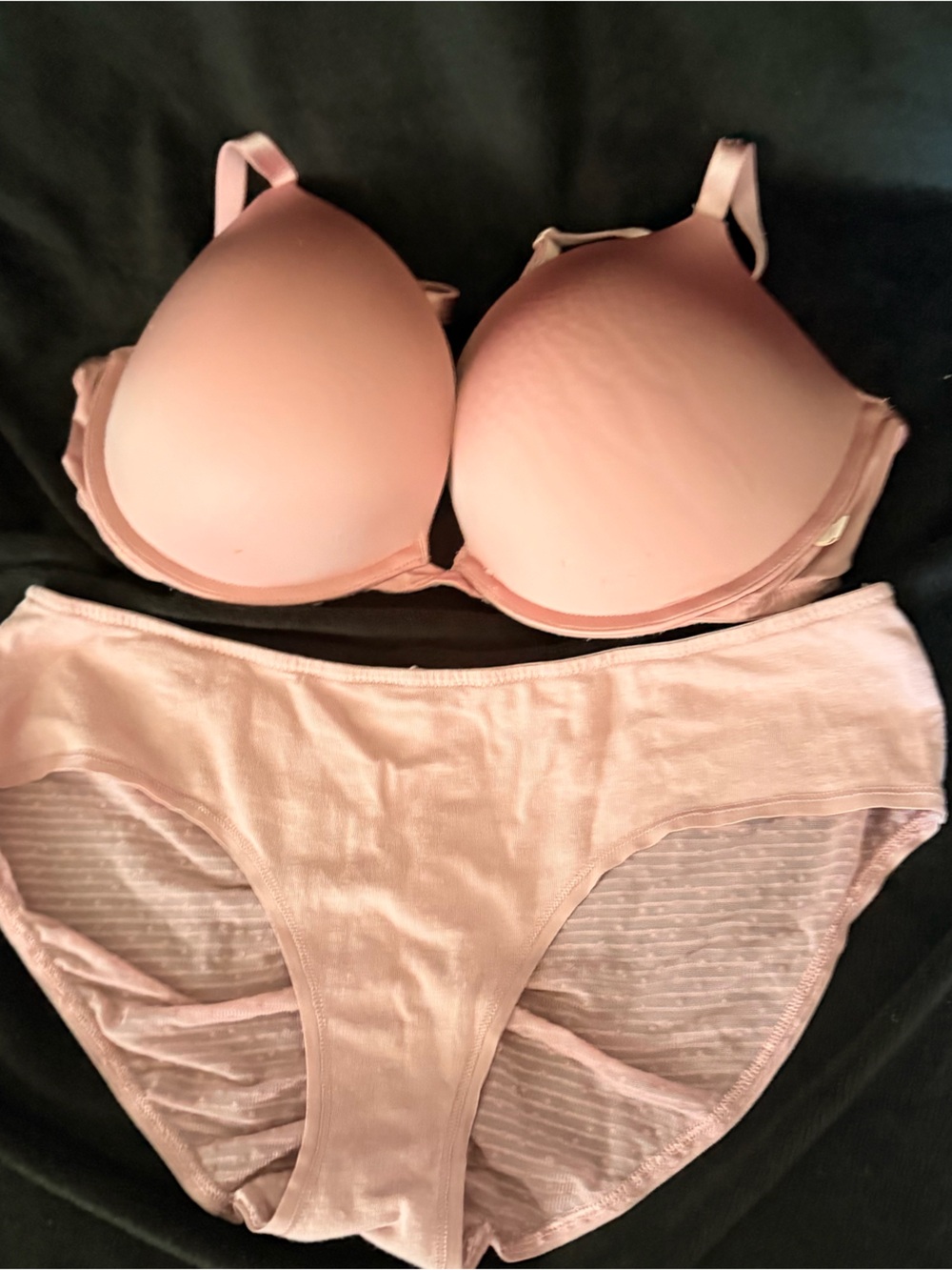 Victoria's Secret Light Pink Bra and Brief Set